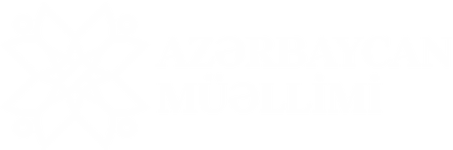 Azərbaycan müəllimi logo white