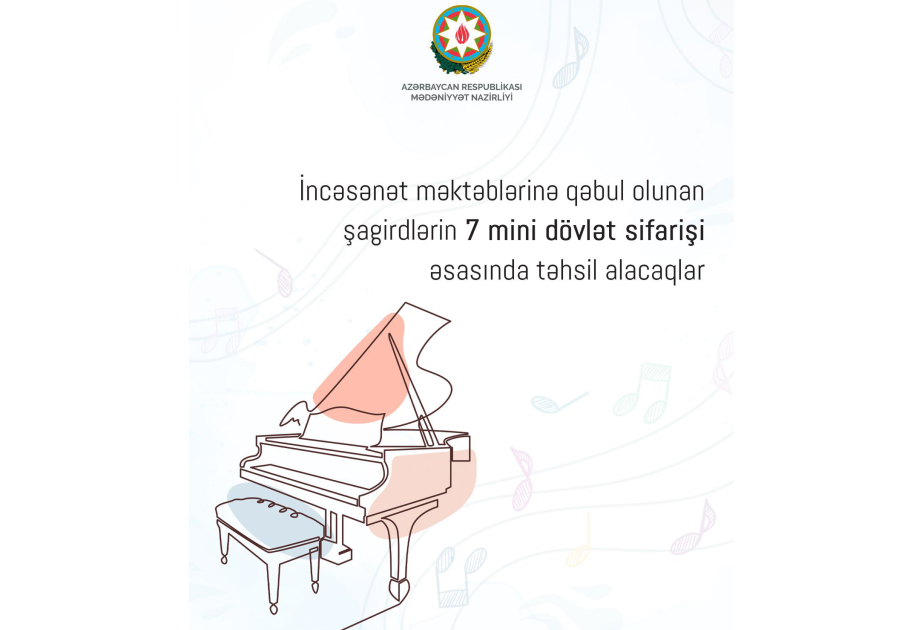 7 min şagird incəsənət məktəblərində dövlət sifarişi əsasında təhsil alacaq