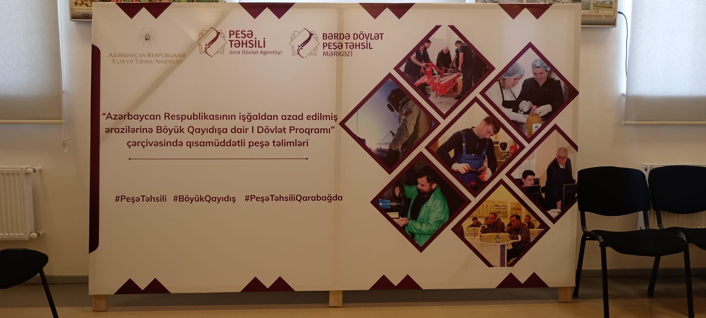 700-dən çox məcburi köçkün peşə təlimlərinə cəlb edilib