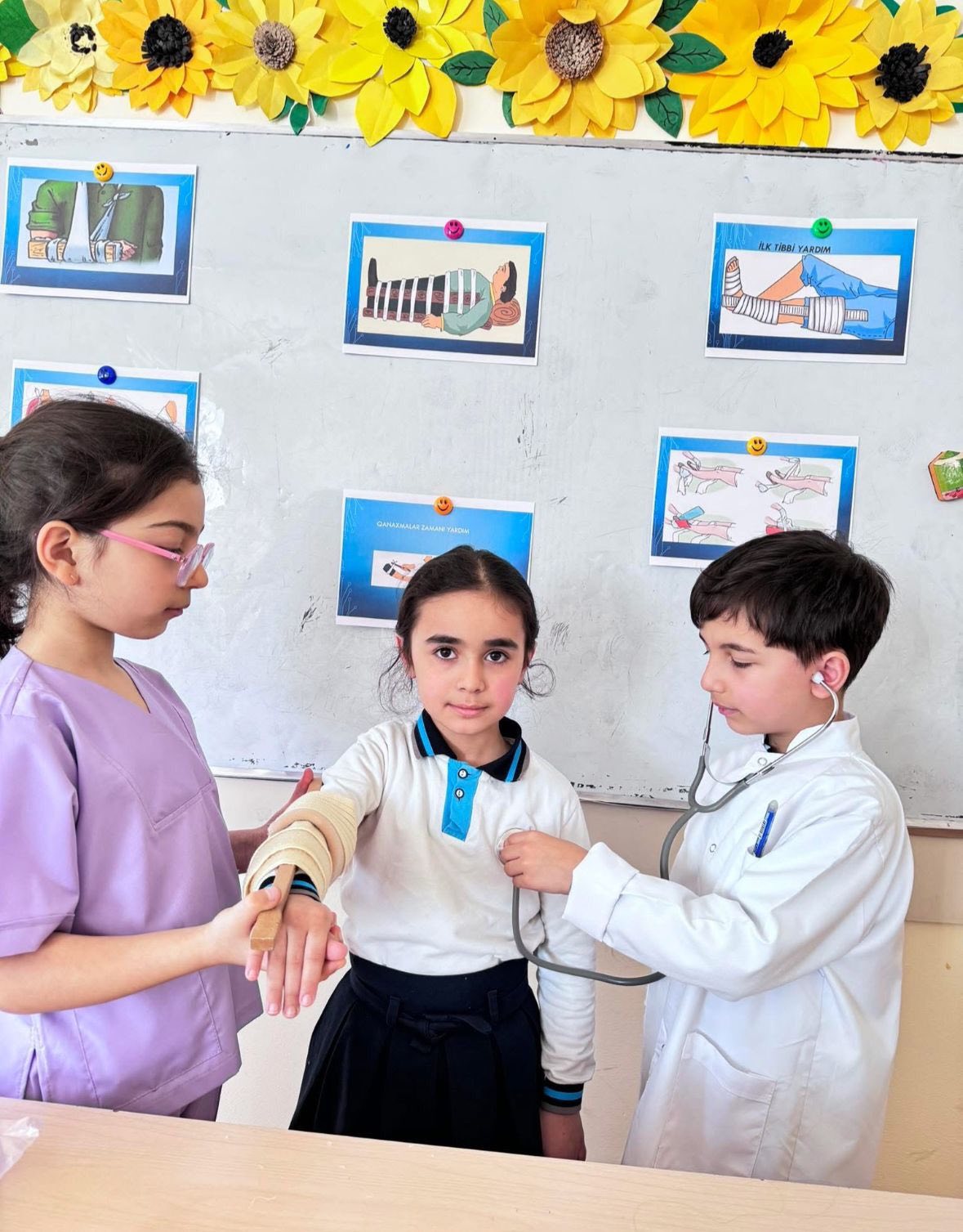 Abşeronun iki məktəbində mülki müdafiə məşqləri keçirilib