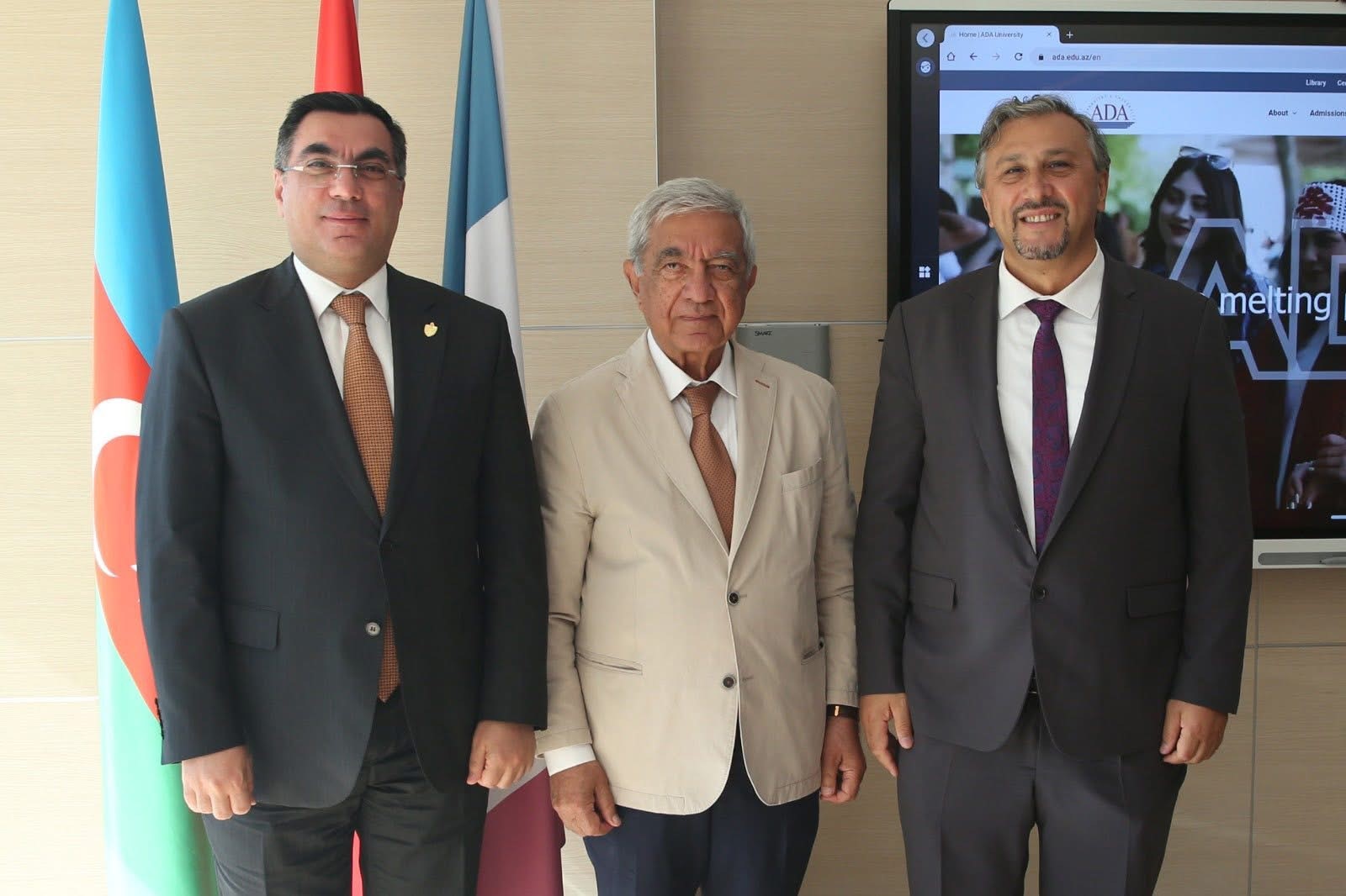 ADA, Koç Universiteti və BANM rektorları arasında əməkdaşlıq görüşü keçirilib 
