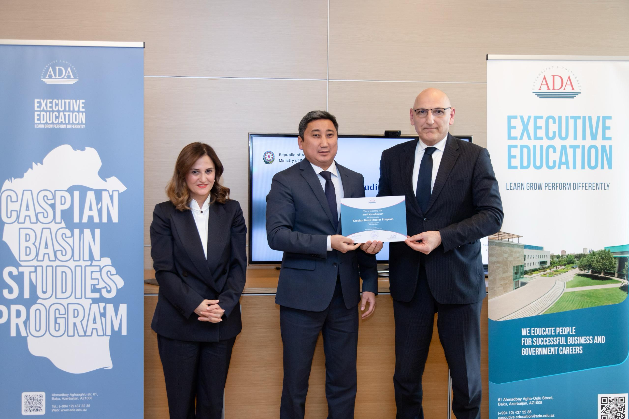 ADA Universitetinin “Xəzər hövzəsi araşdırmaları” proqramı başa çatıb