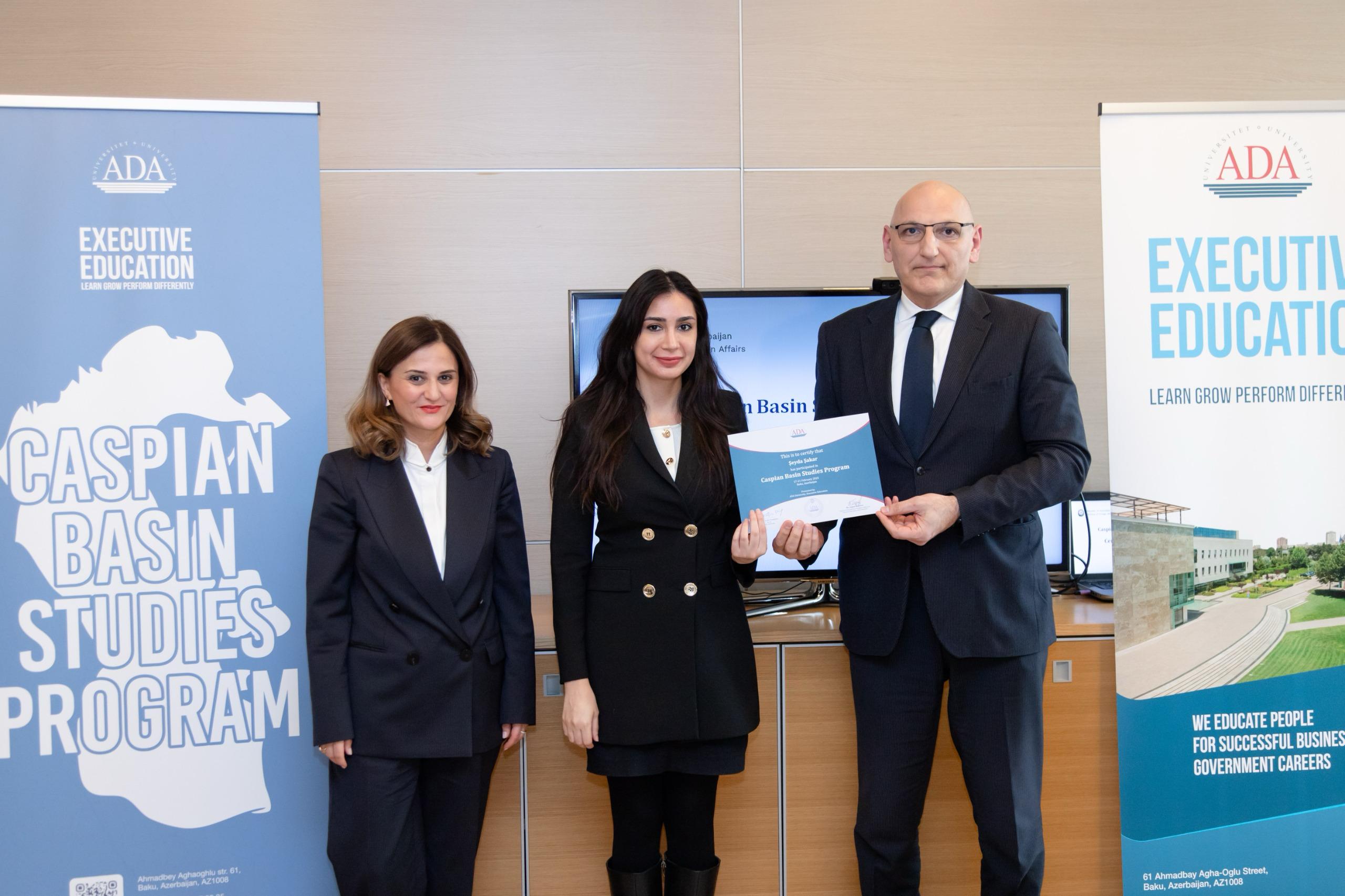 ADA Universitetinin “Xəzər hövzəsi araşdırmaları” proqramı başa çatıb