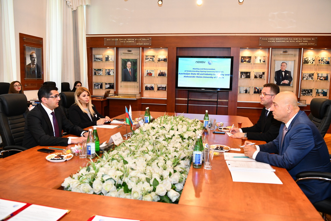 ADNSU Albaniyanın ali məktəbləri ilə əməkdaşlıq edəcək