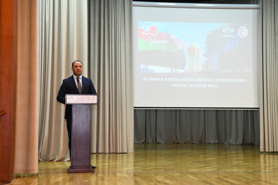 ADNSU-da 20 Yanvar şəhidlərinin xatirəsi yad edilib