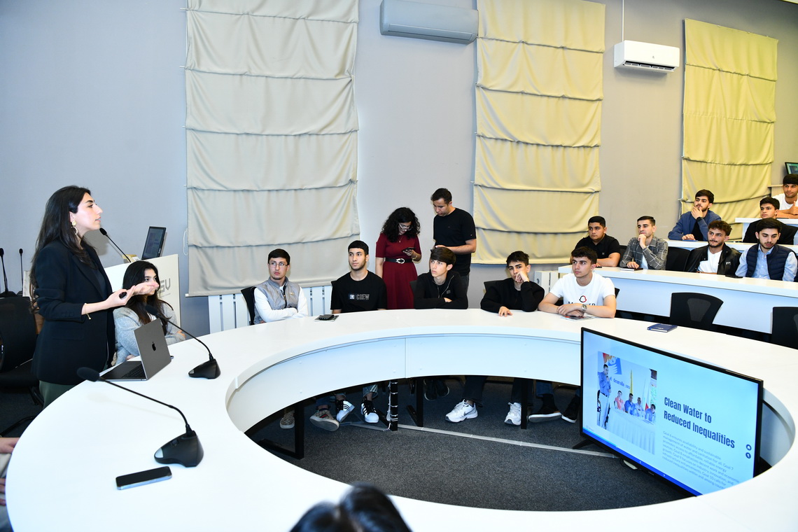 ADNSU-da Dayanıqlı İnkişaf Məqsədləri mövzusunda infosessiya keçirilib