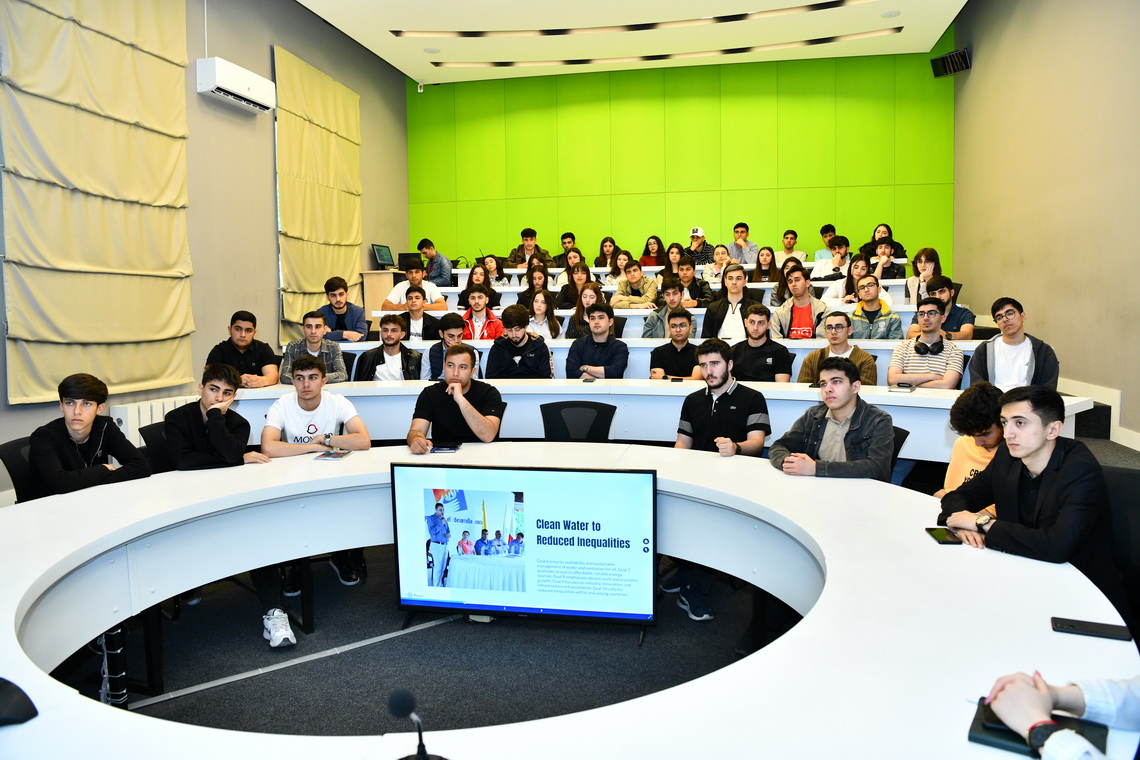 ADNSU-da Dayanıqlı İnkişaf Məqsədləri mövzusunda infosessiya keçirilib