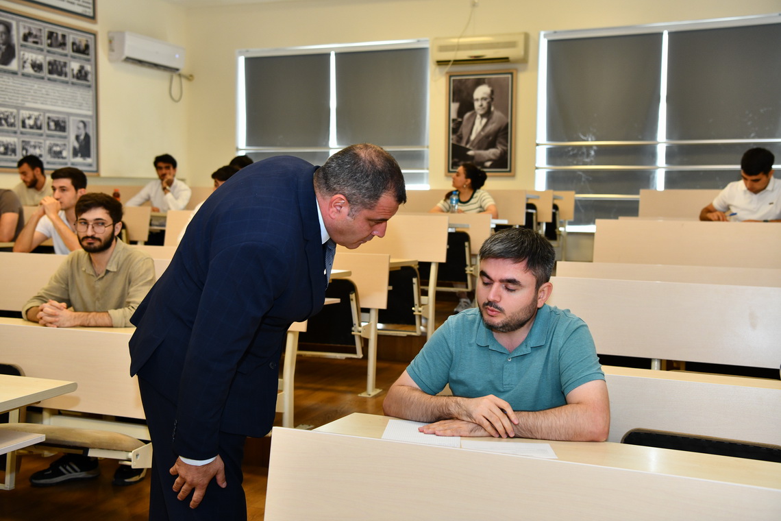 ADNSU-da doktoranturaya qəbul imtahanı keçirilib