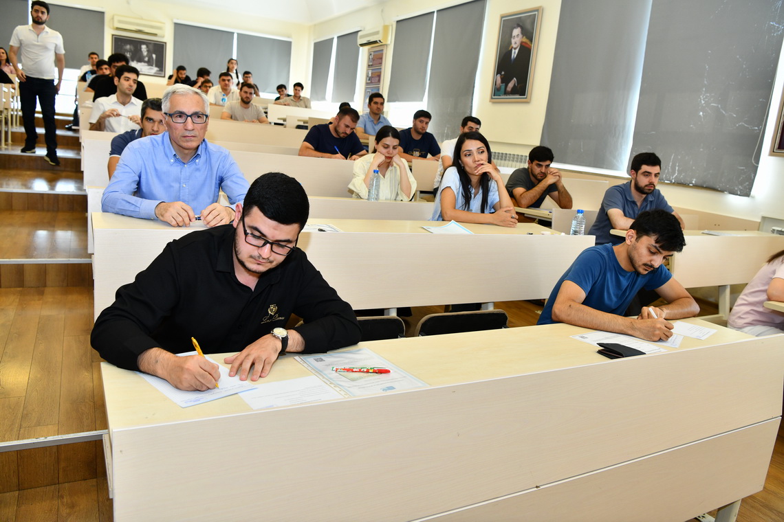 ADNSU-da doktoranturaya qəbul imtahanı keçirilib