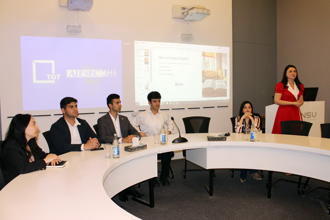 ADNSU-da “Liderlik nədir? - müasir baxış” mövzusunda təlim keçirilib