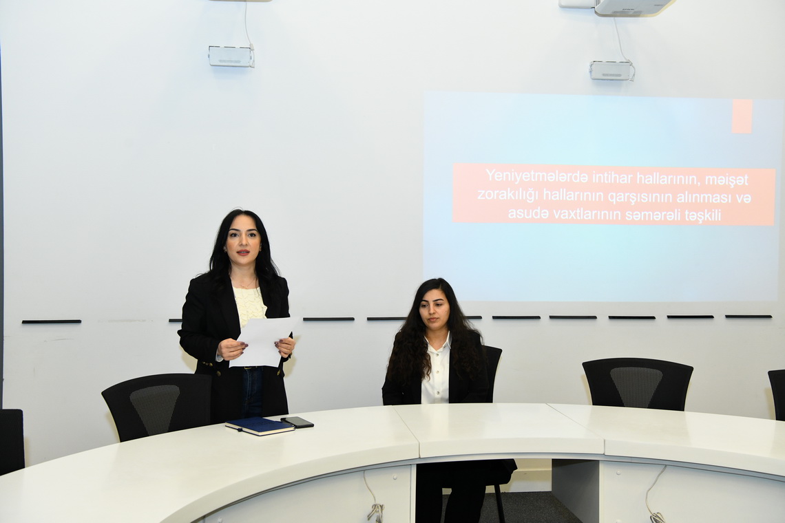 ADNSU-da maarifləndirici seminar keçirilib