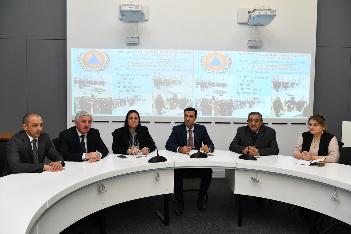 ADNSU-da Mülki Müdafiə Gününə həsr olunmuş tədbir keçirilib 