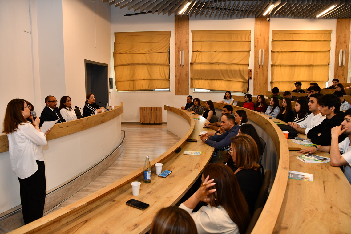 ADNSU-da tələbələrin sağlamlığına həsr olunmuş maarifləndirici sessiya keçirilib