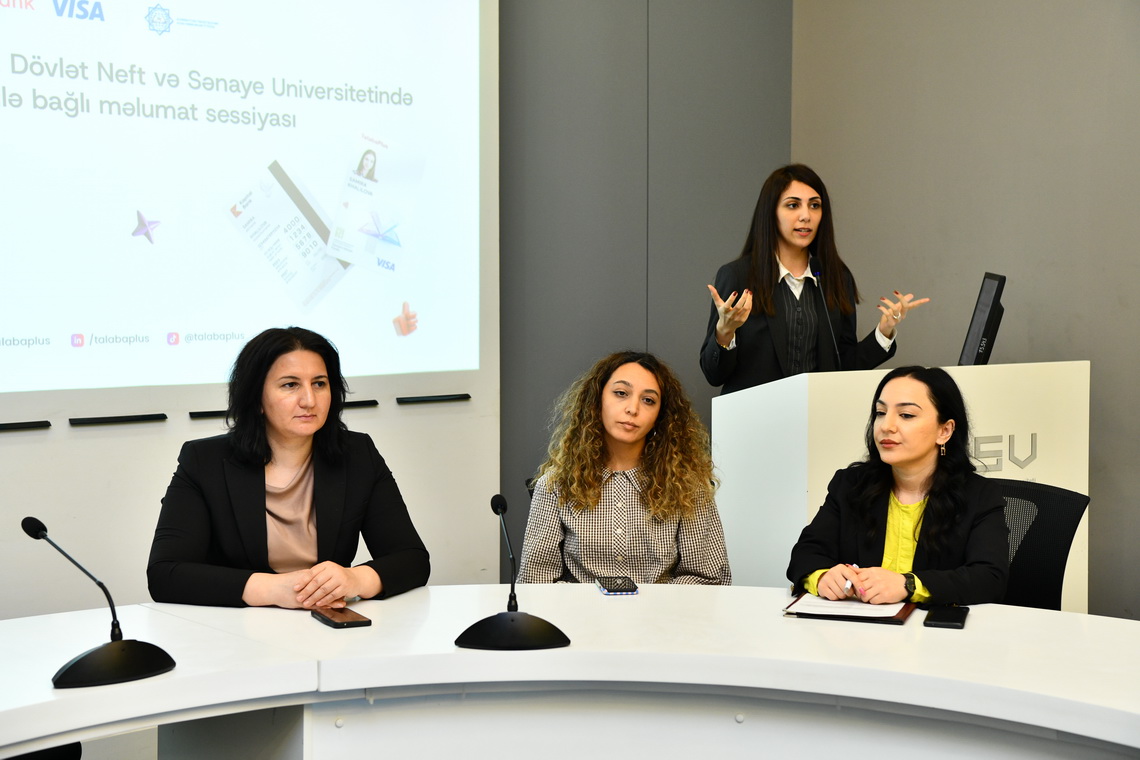 ADNSU-da “TələbəPlus” kartı ilə bağlı infosessiya keçirilib