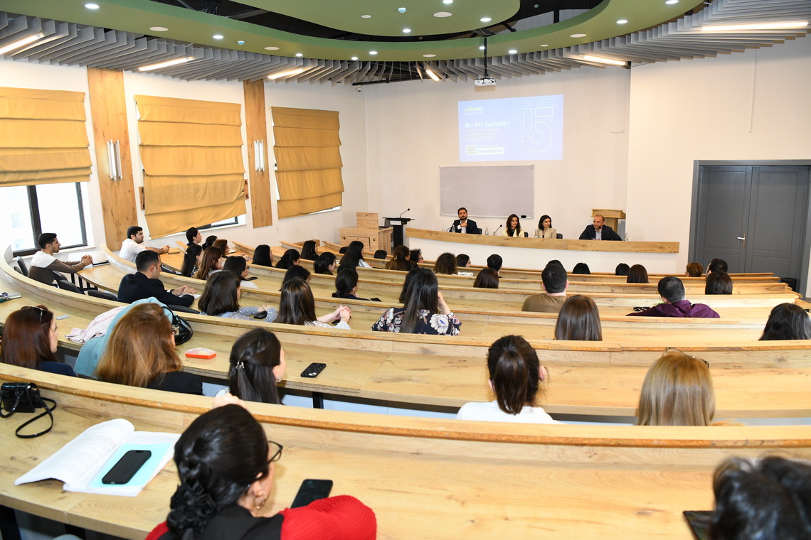 ADNSU-da “Yüksəliş” müsabiqəsinin qalibləri ilə görüş keçirilib 