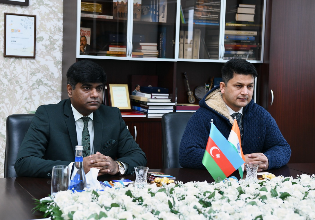 ADNSU ilə Hindistanın O.P.Jindal Qlobal Universiteti arasında əməkdaşlıq imkanları müzakirə olunub