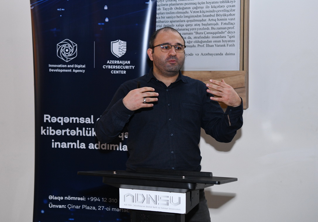 ADNSU-nun SABAH qruplarının tələbələrinə kibertəhlükəsizlik mövzusunda təlim keçirilib