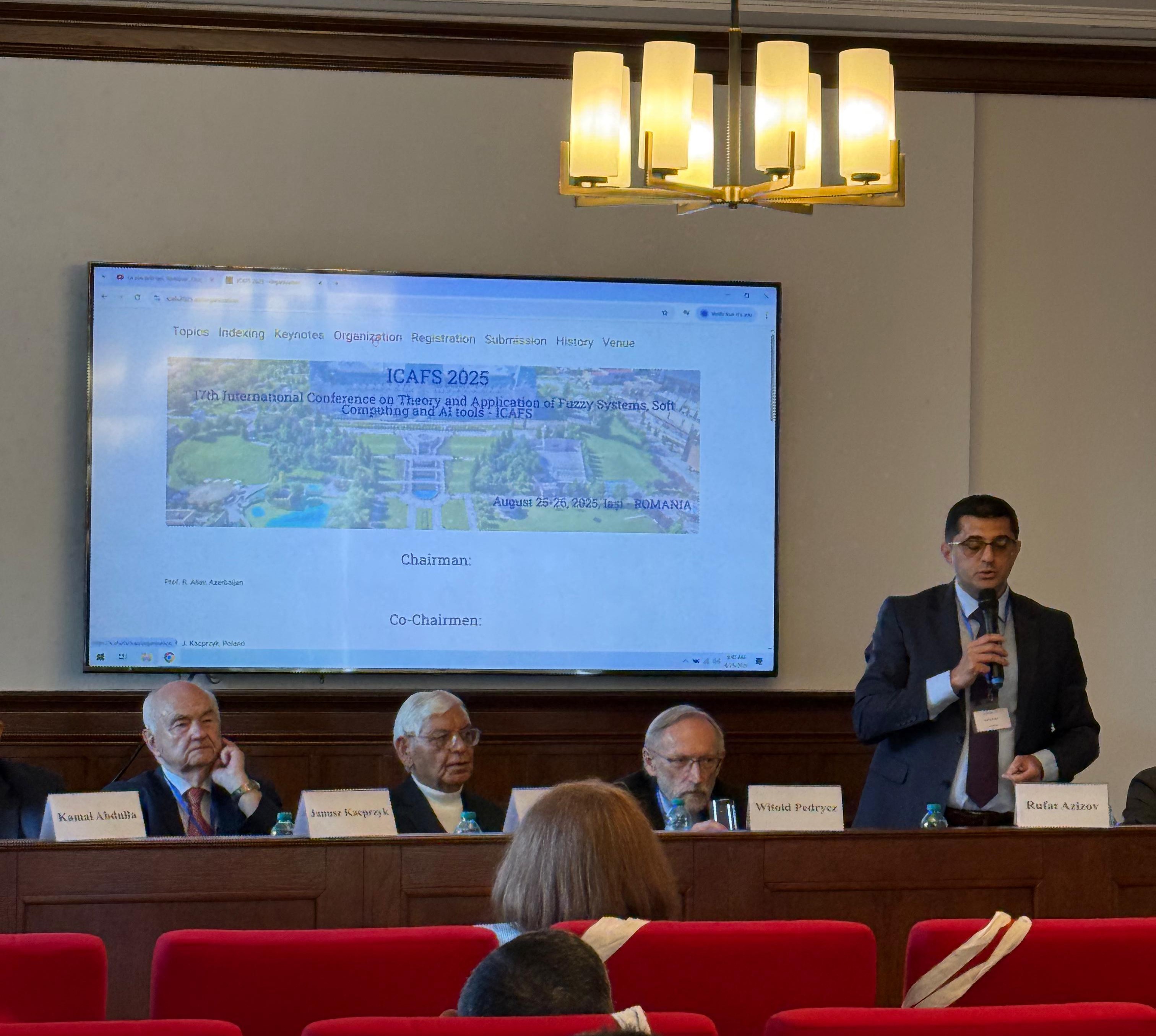 ADNSU-nun təşkilatçılığı ilə ICAFS 2025 beynəlxalq konfransı öz işinə başlayıb