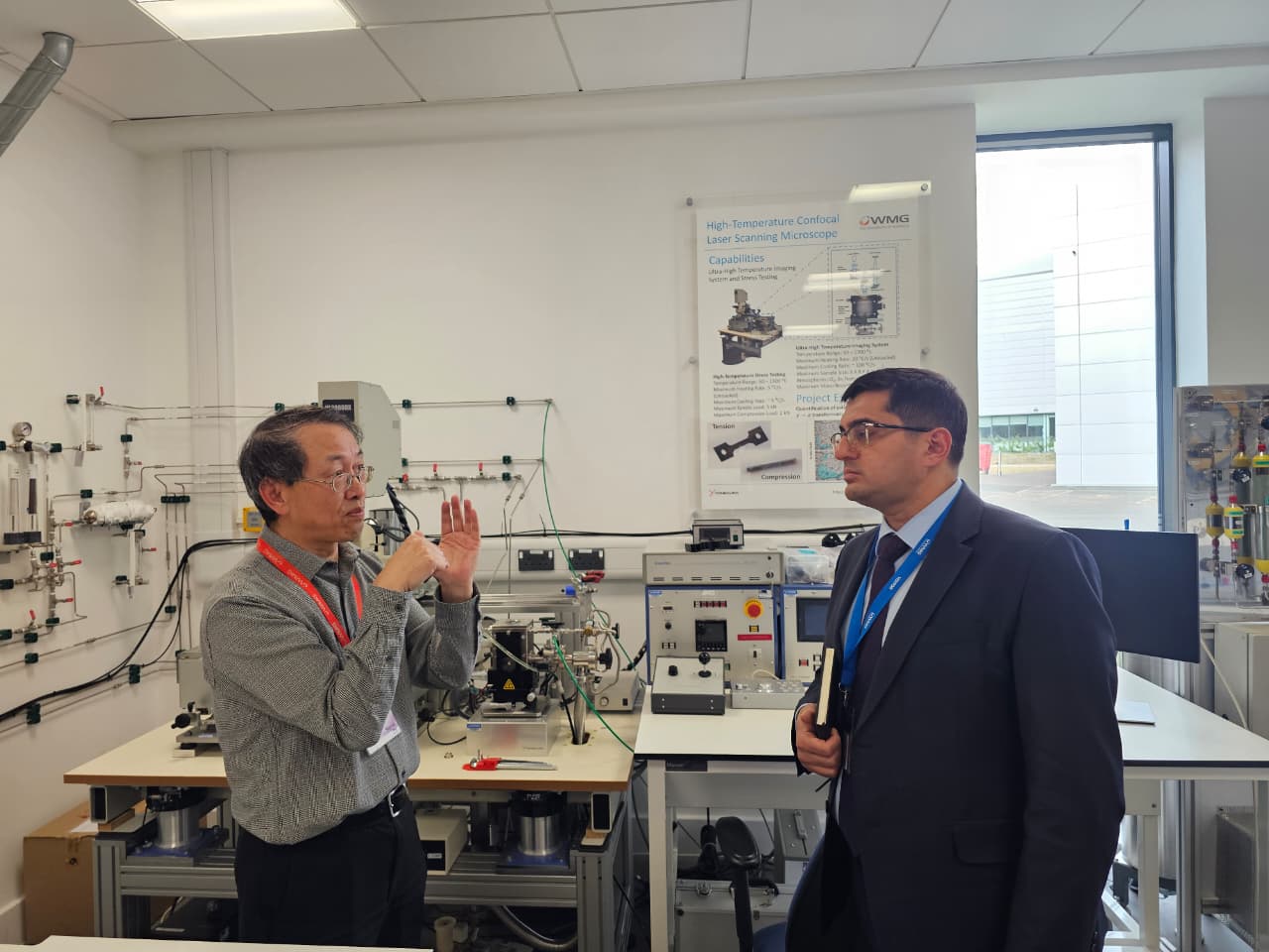 ADNSU rəhbərliyi Vorvik Universitetində tədqiqat mərkəzləri ilə tanış olub