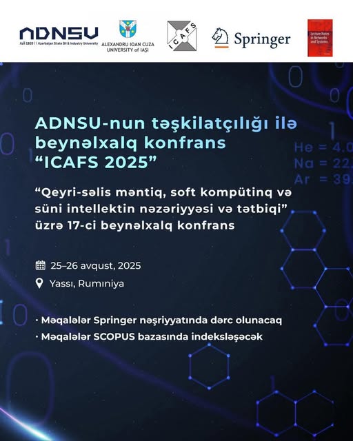 ADNSU Rumıniyada beynəlxalq konfrans keçirəcək