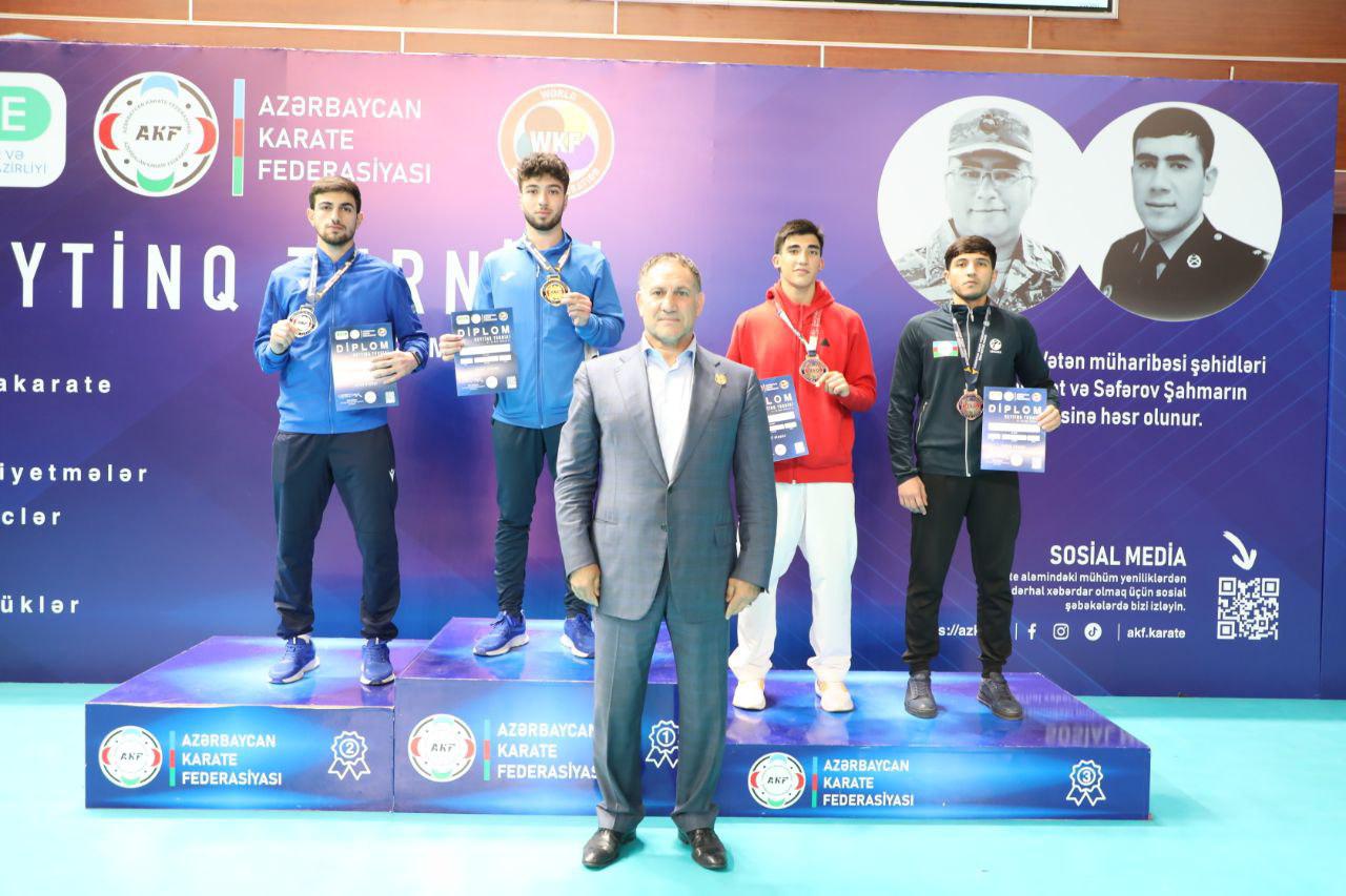 ADNSU tələbəsi reytinq turnirində karate üzrə çempion olub