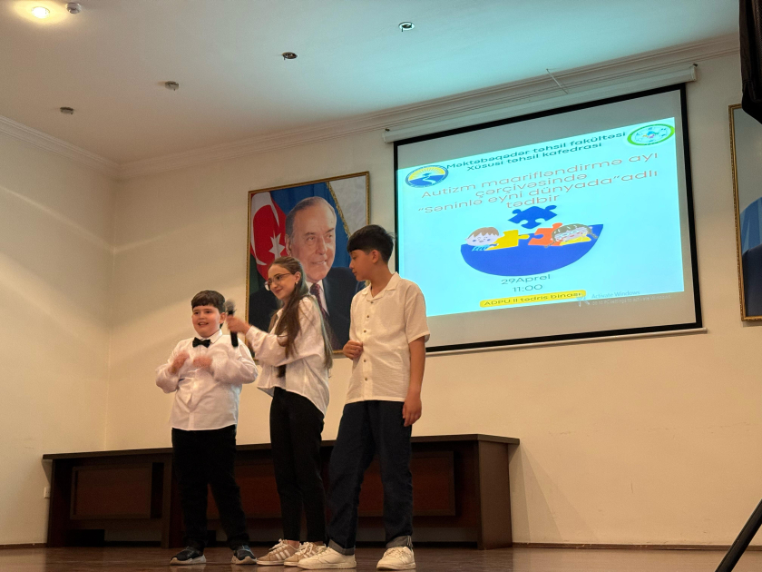 ADPU-da Autizm maarifləndirmə ayı qeyd olunub