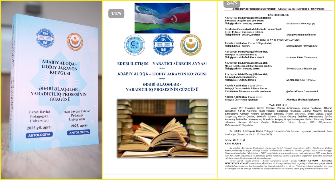 ADPU-da “Ədəbi əlaqələr - yaradıcılıq prosesinin güzgüsü” antologiyası təqdim edilib