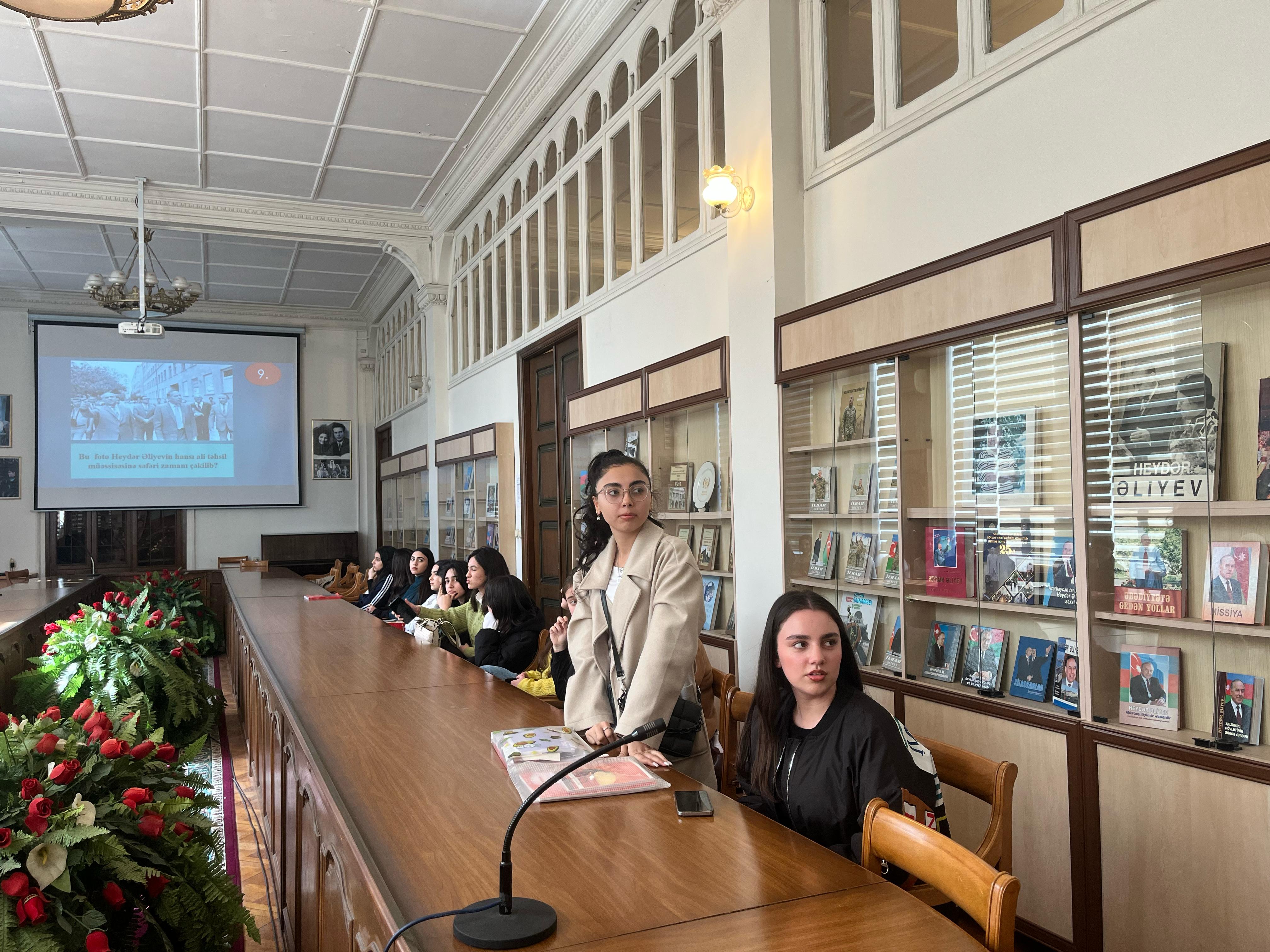 ADPU-da “Heydər Əliyev dərsləri” davam edir 