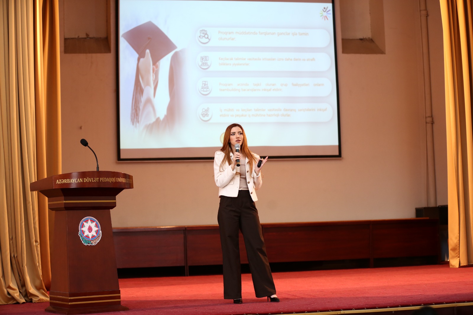 ADPU-da III “Maarifçi” tələbə-məzun təcrübə proqramı ilə bağlı infosessiya keçirilib