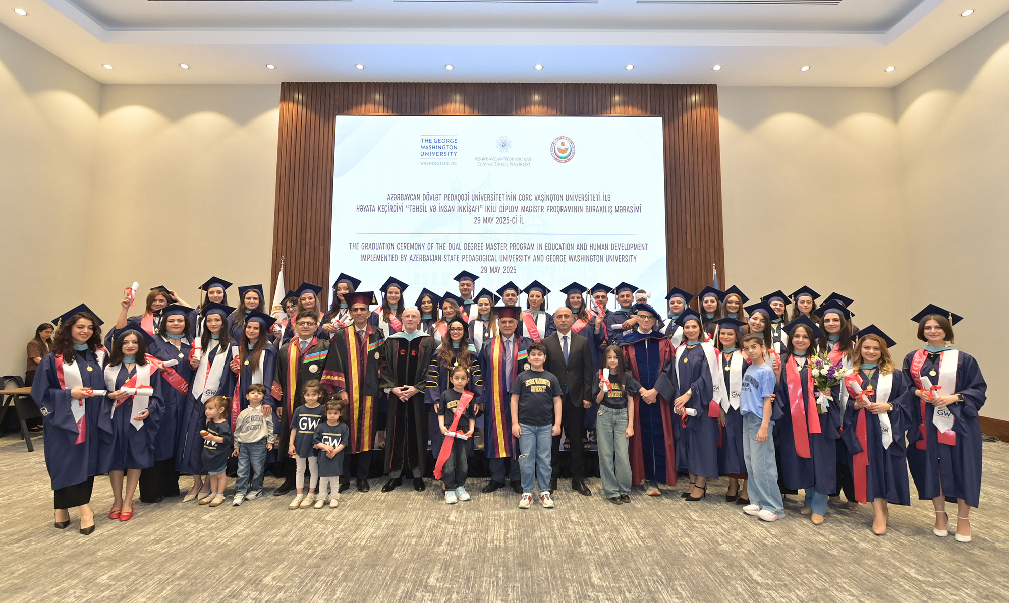 ADPU-da ikili diplom magistr proqramının IV məzun buraxılışı keçirilib