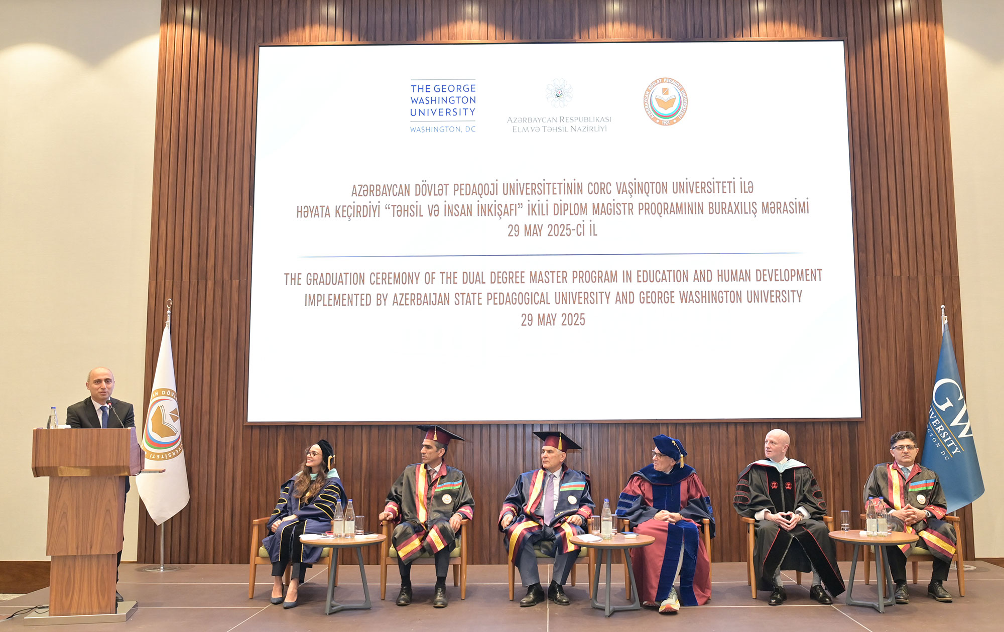 ADPU-da ikili diplom magistr proqramının IV məzun buraxılışı keçirilib