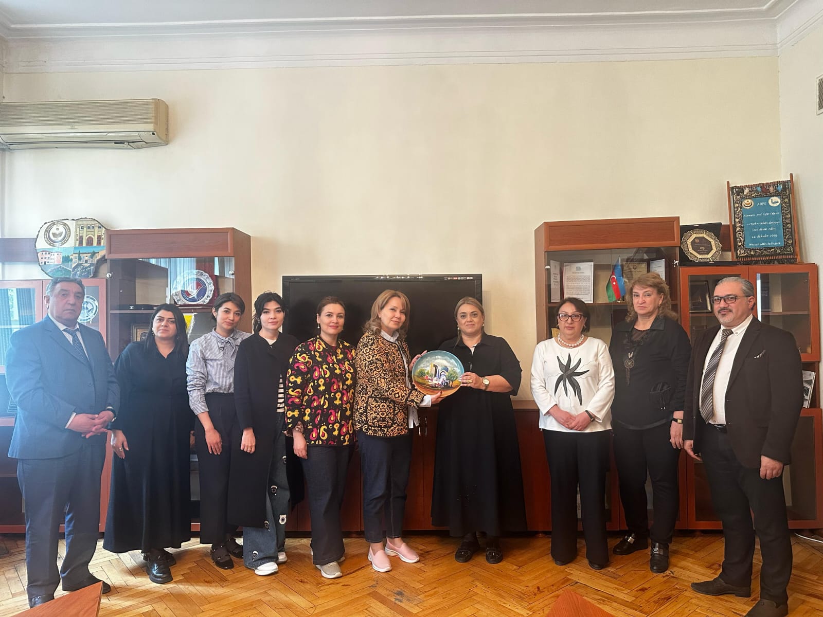 ADPU-da Özbəkistan Milli Universitetinin əməkdaşları ilə görüş keçirilib