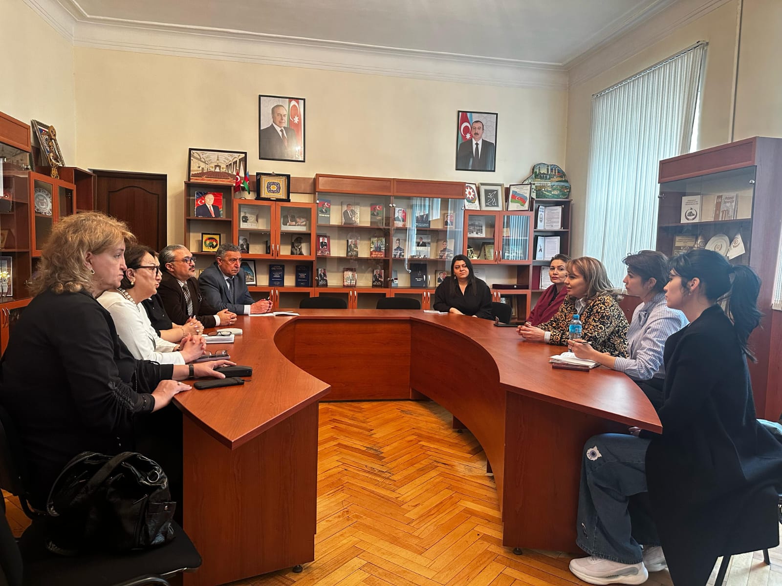 ADPU-da Özbəkistan Milli Universitetinin əməkdaşları ilə görüş keçirilib