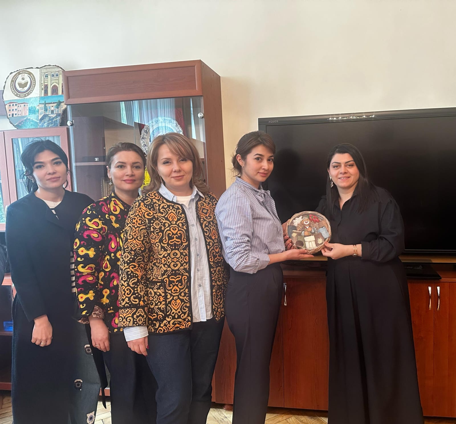 ADPU-da Özbəkistan Milli Universitetinin əməkdaşları ilə görüş keçirilib