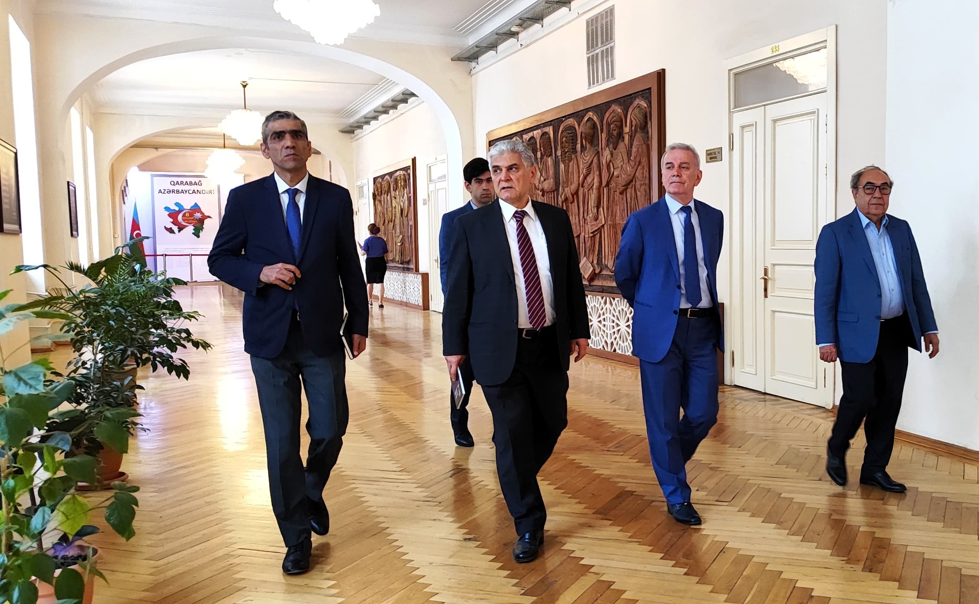 ADPU-da Rusiyanın Cənub Universitetinin rektoru ilə görüş keçirilib