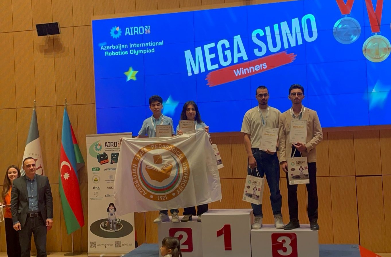 ADPU komandası Azərbaycan Beynəlxalq Robot Olimpiadasında qalib olub 