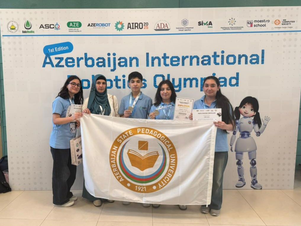 ADPU komandası Azərbaycan Beynəlxalq Robot Olimpiadasında qalib olub