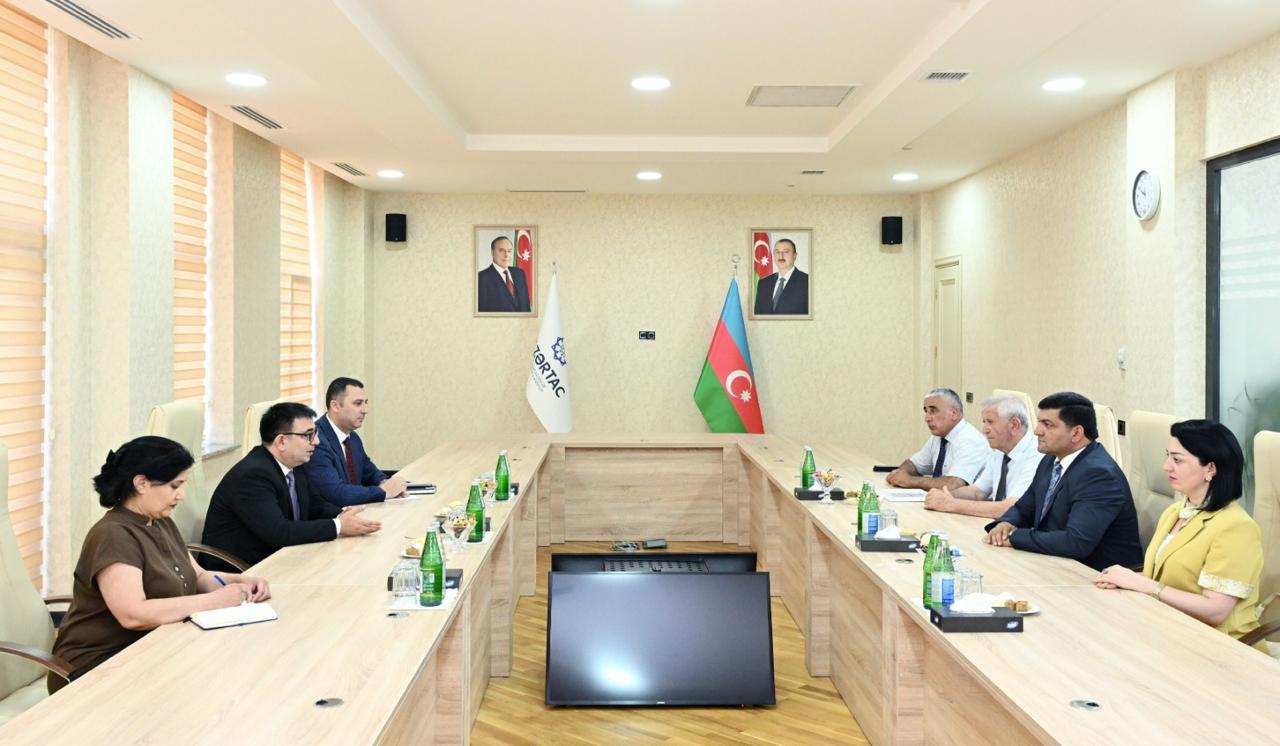ADPU-nun Quba filialının nümayəndə heyəti AZƏRTAC-da olub  