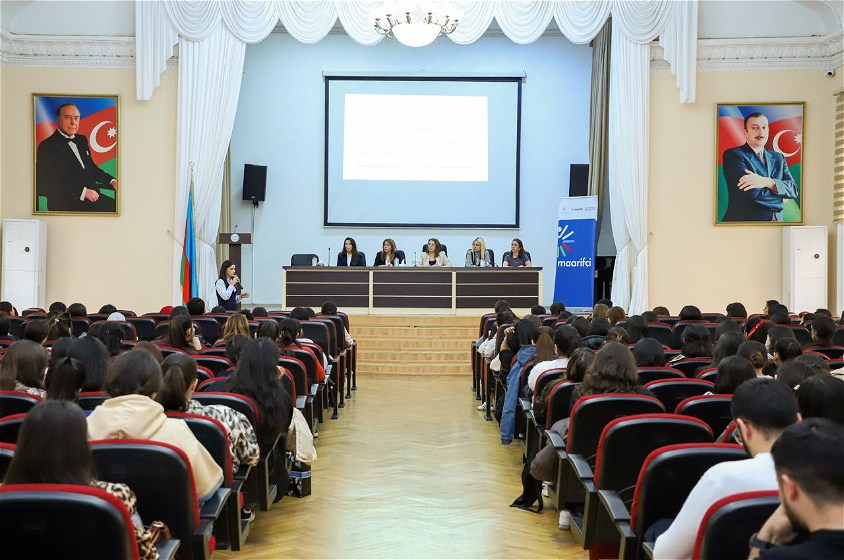 ADU-da “Maarifçi” tələbə-məzun təcrübə proqramı ilə bağlı maarifləndirici tədbir keçirilib