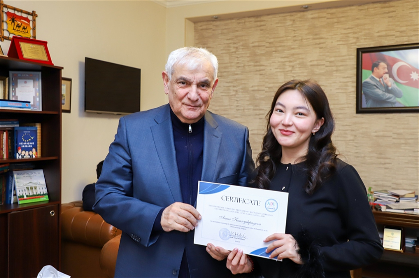 ADU-da Orhun Mübadilə Proqramında iştirak edən tələbələrlə görüş keçirilib