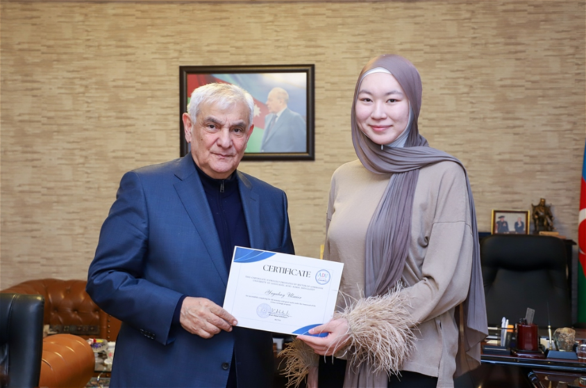 ADU-da Orhun Mübadilə Proqramında iştirak edən tələbələrlə görüş keçirilib