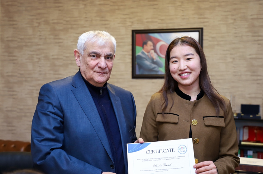 ADU-da Orhun Mübadilə Proqramında iştirak edən tələbələrlə görüş keçirilib