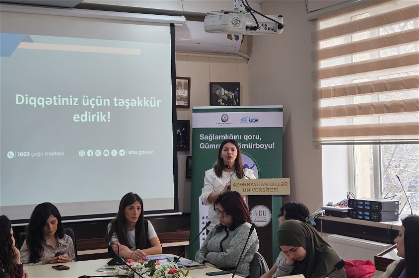 ADU-da tütünsüz həyatla bağlı maarifləndirici tədbir keçirilib