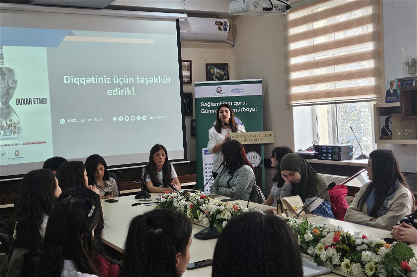 ADU-da tütünsüz həyatla bağlı maarifləndirici tədbir keçirilib