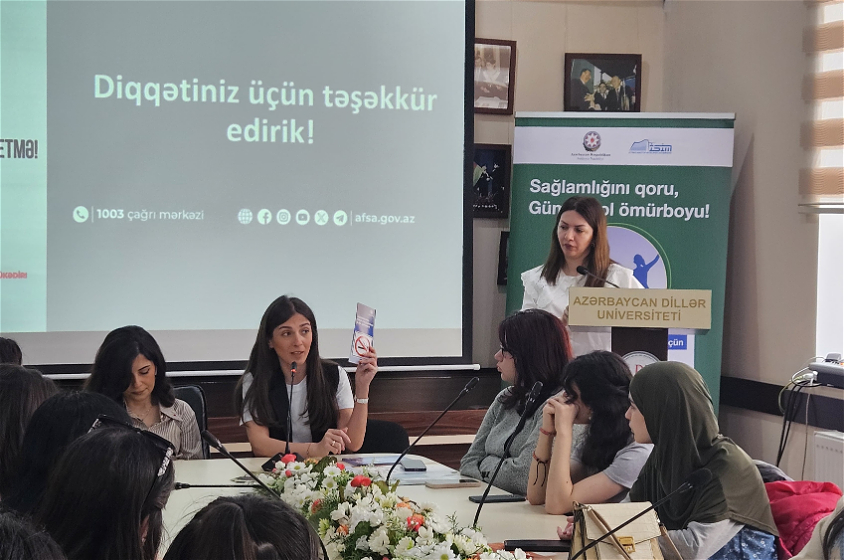 ADU-da tütünsüz həyatla bağlı maarifləndirici tədbir keçirilib