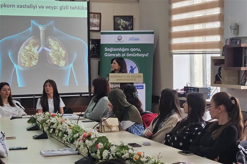 ADU-da tütünsüz həyatla bağlı maarifləndirici tədbir keçirilib
