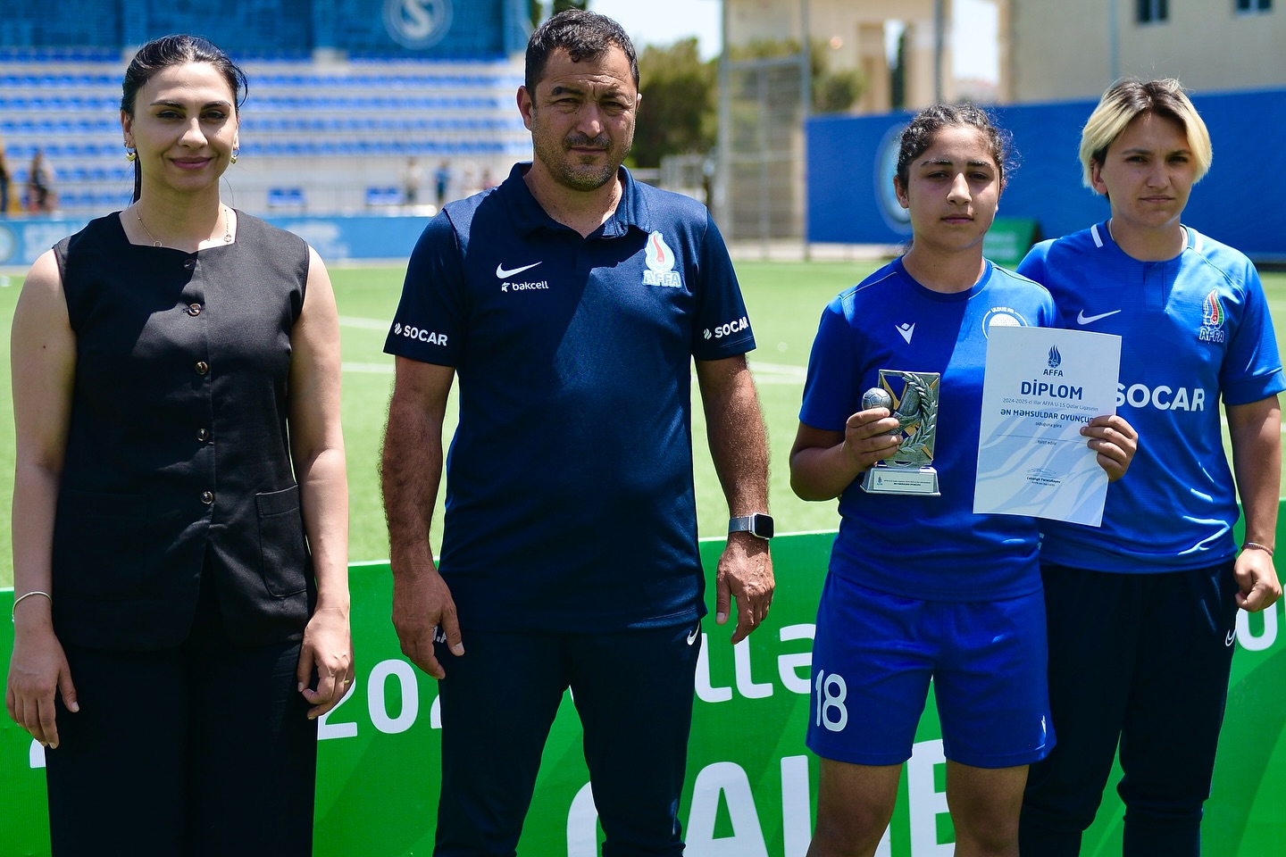 AFFA U-15 Qızlar Liqasında mövsümə yekun vurulub