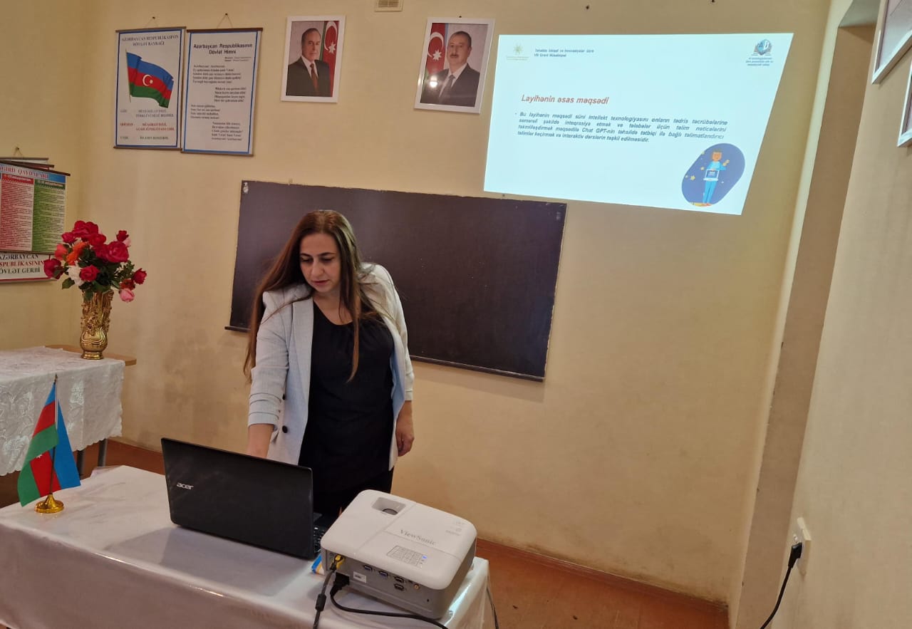 Ağcabədi müəllimlərinin süni intellektlə bağlı bilikləri artırılır - Layihə  