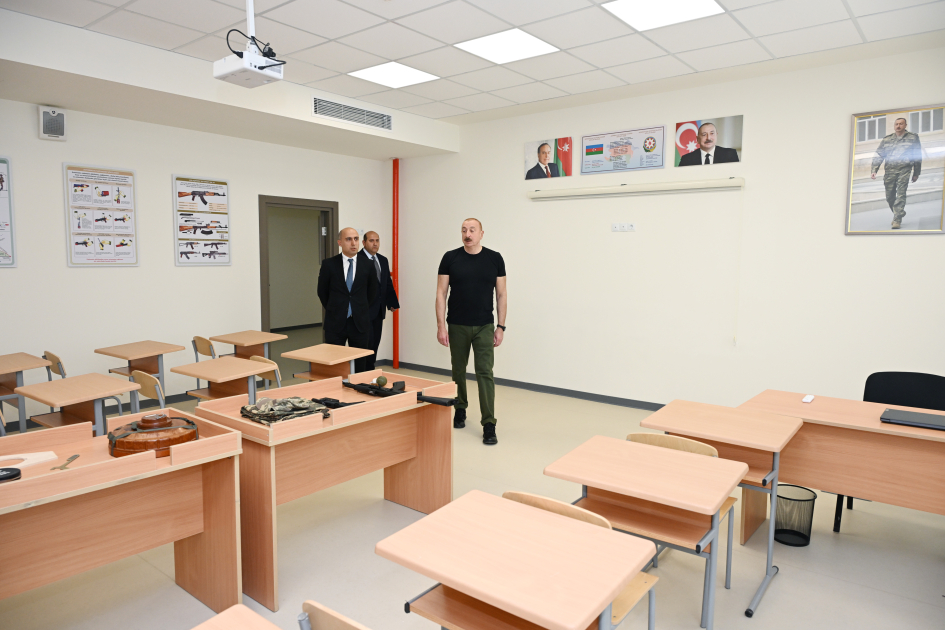 Ağdam şəhər 1 nömrəli tam orta məktəbin binasının açılışı olub