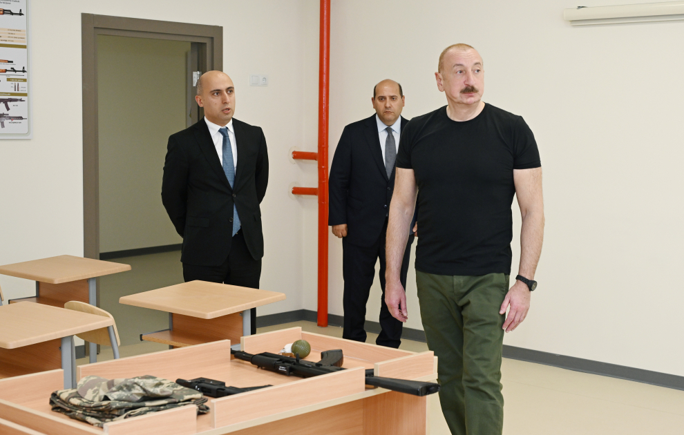 Ağdam şəhər 1 nömrəli tam orta məktəbin binasının açılışı olub